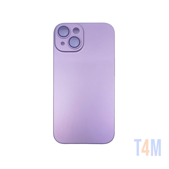 Capa de Silicone Dura com Lente de Câmera para Apple iPhone 14